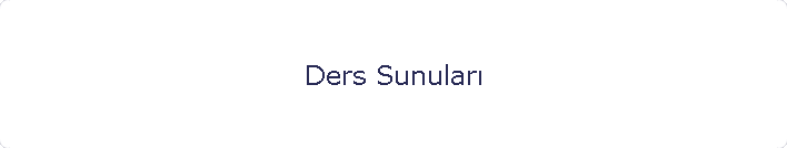 Ders Sunular